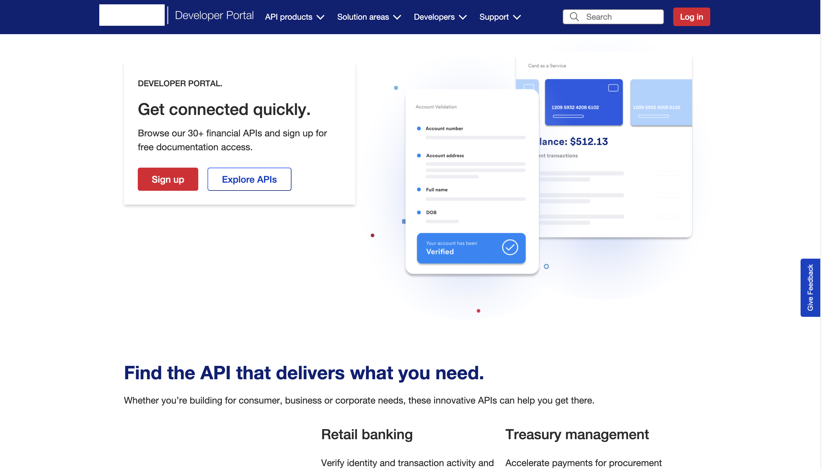 US Bank Developer Home